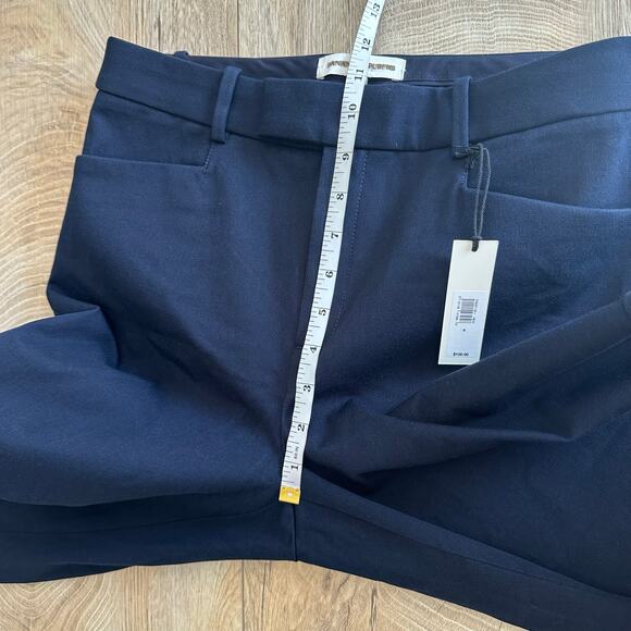 Banana Republic Mid Rise Straight Sloan Pant Navy Blue 8 754557 - Picture 10 of 11